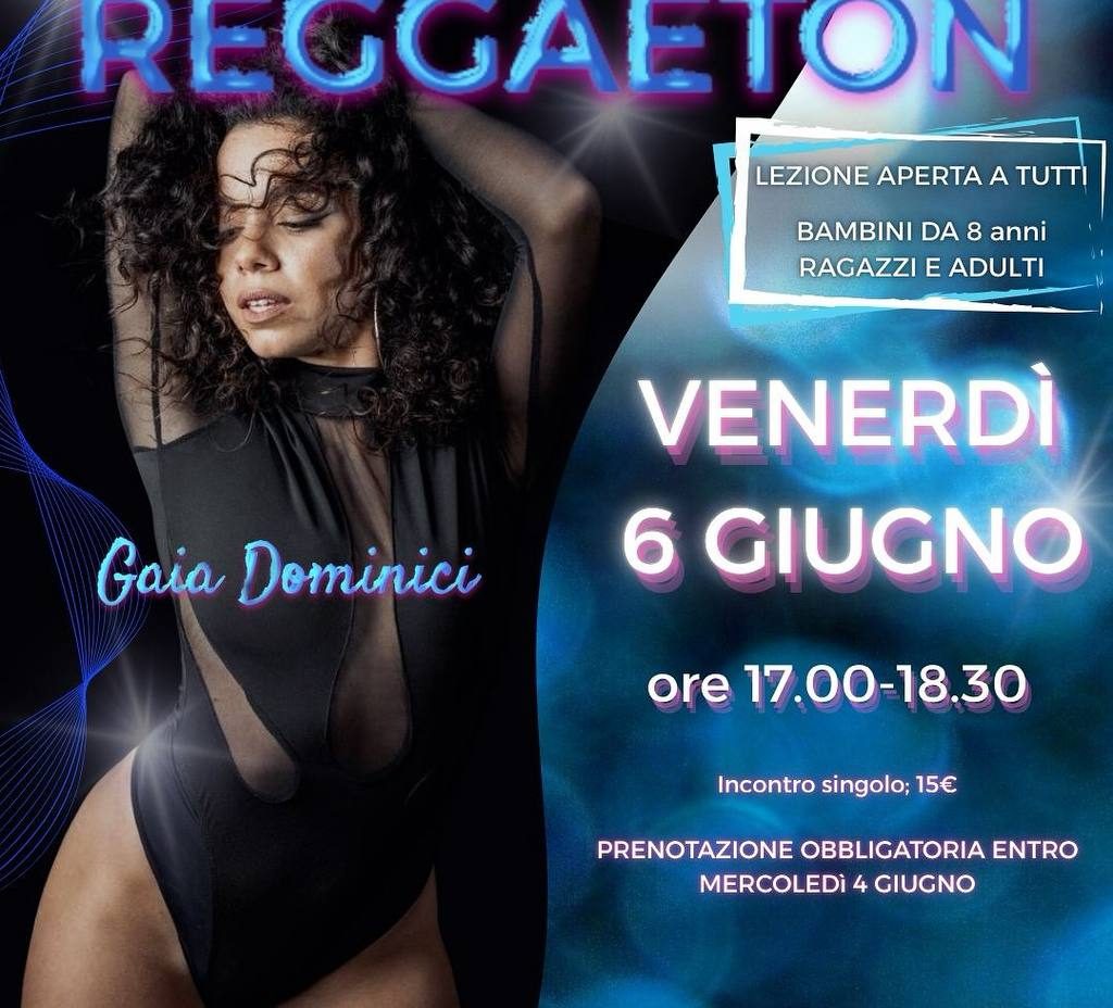 REGGAETON – 6 giugno 2025 – workshop con Gaia Dominici