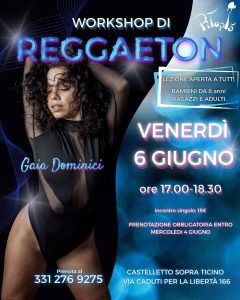 REGGAETON – 6 giugno 2025 – workshop con Gaia Dominici